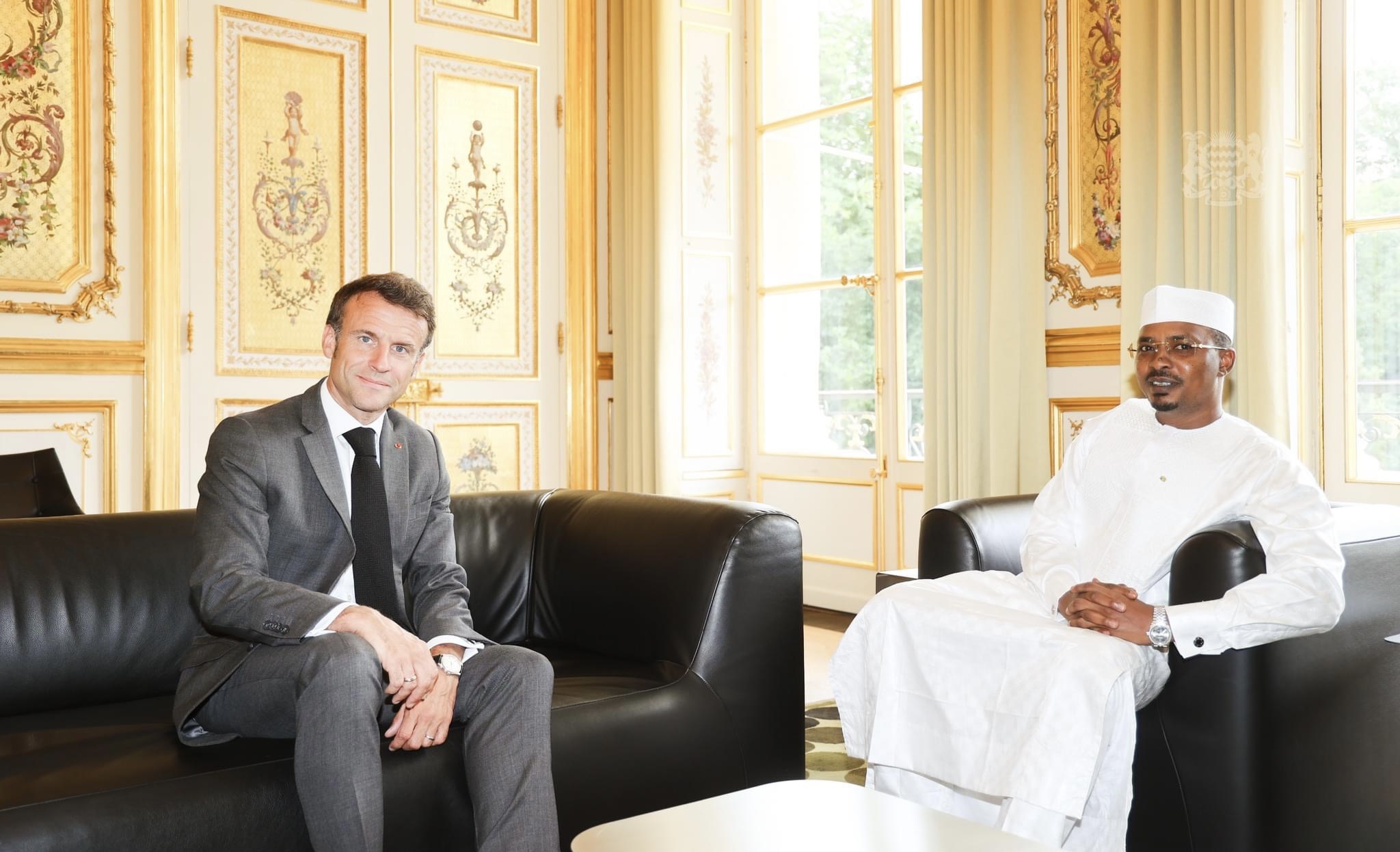 Tchad-France : Le Chef de l’Etat reçu à l’Élysée
