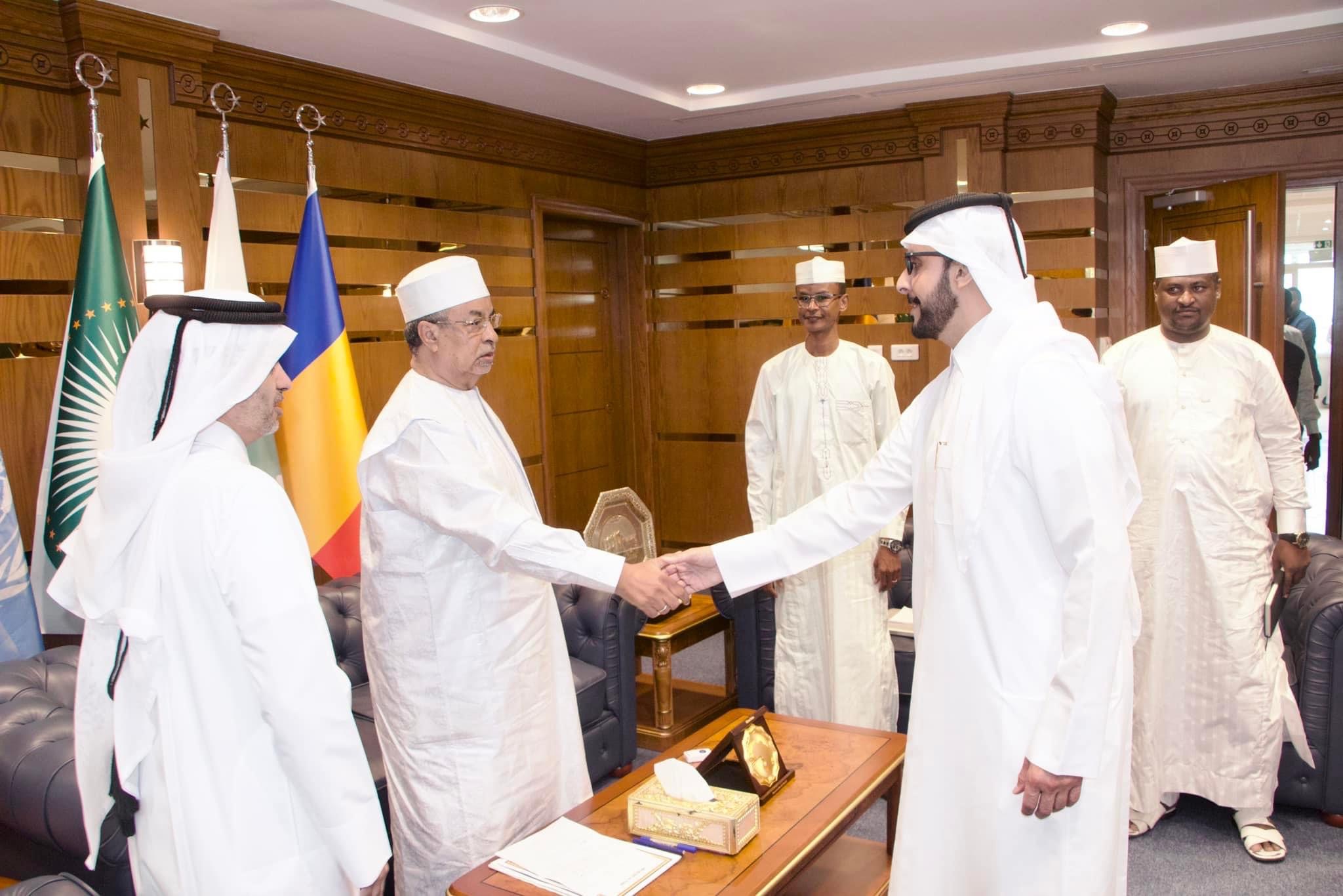Diplomatie : le Ministre d’Etat, Mahamat Saleh Annadif a reçu une importante délégation d’hommes d’affaires qataris en visite de travail au Tchad 