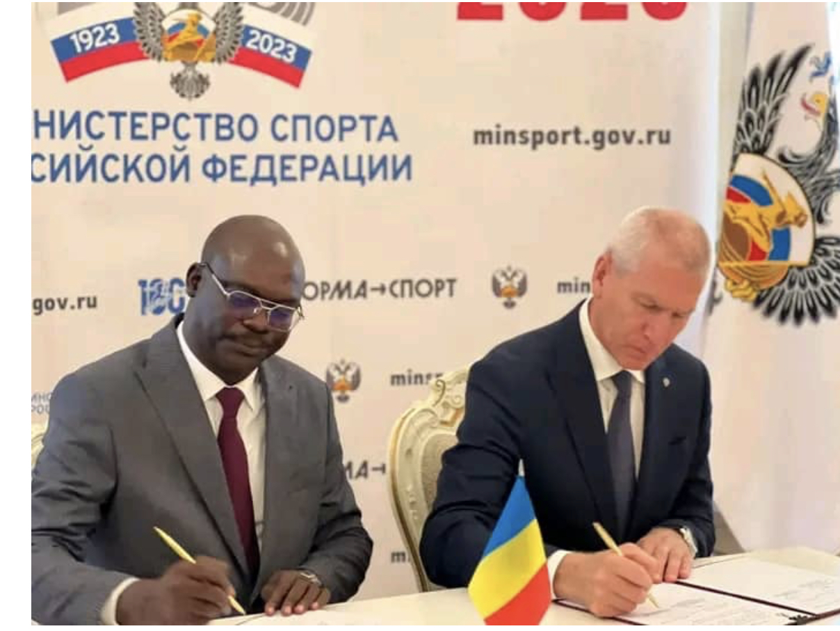 Sports : signature d’un mémorandum d’entente entre les ministres en charge des sports, Patalet Geo et son homologue russe 