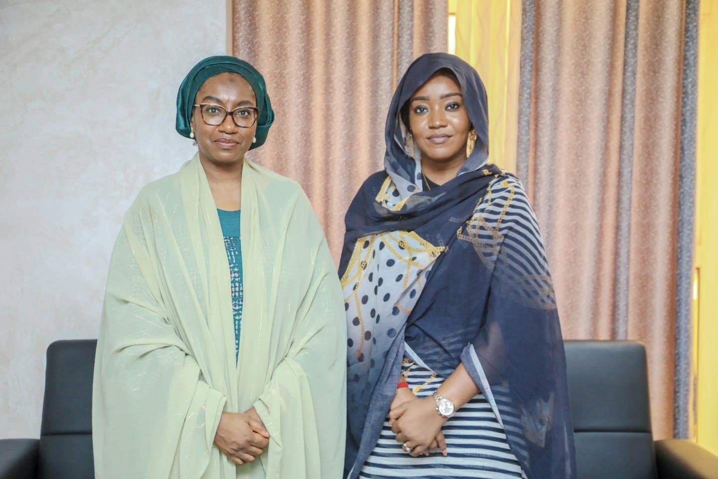 Coopération : la Ministre du Genre Amina Priscille Longoh a reçu l’ambassadrice de la république fédérale du Nigeria au Tchad 