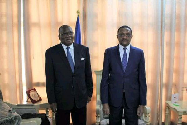 DIPLOMATIE : Chérif Mahamat Zene reçoit le représentant spécial de Guterres pour l’Afrique centrale