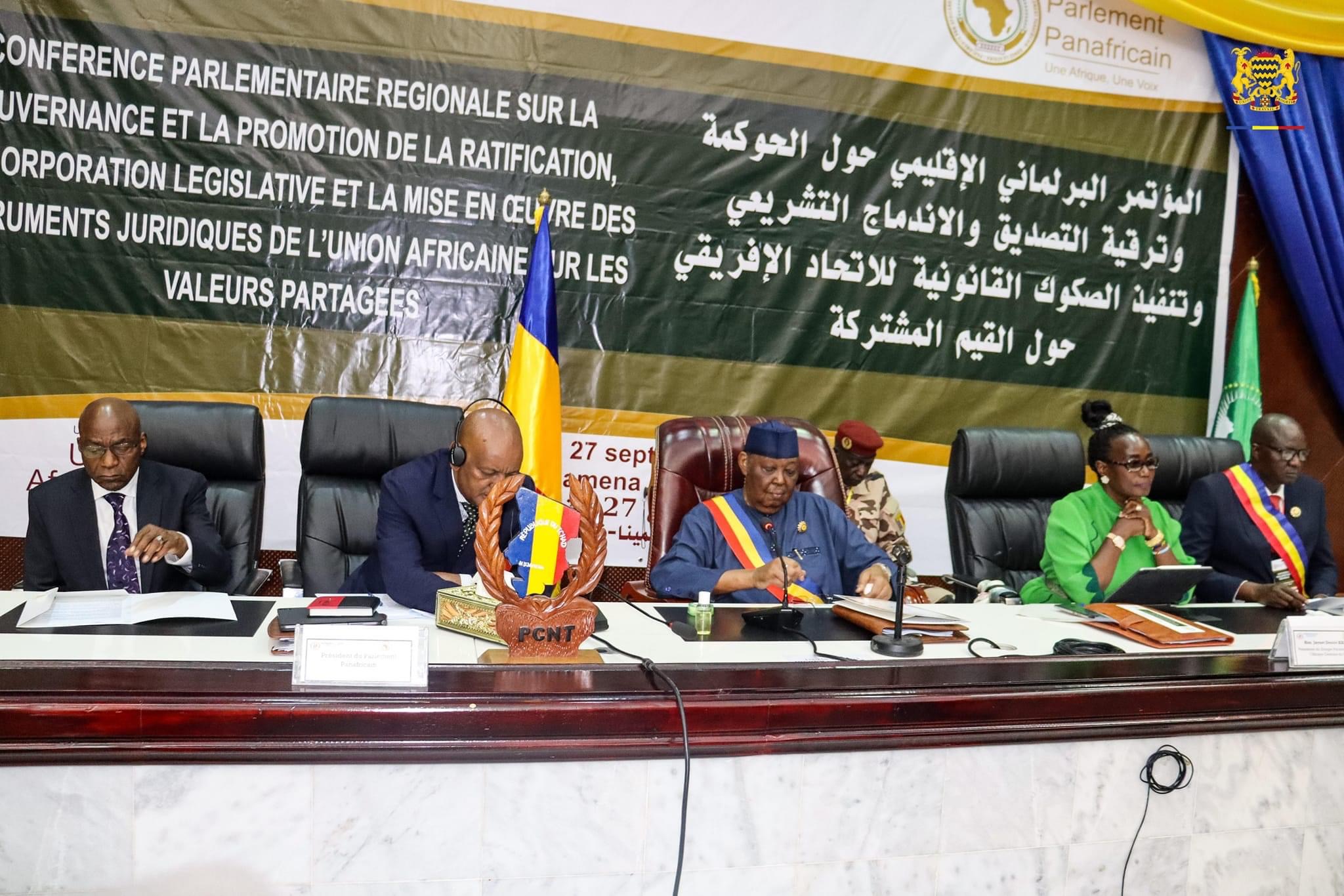 Parlement panafricain : une conférence régionale avec pour but d’examiner minutieusement les problèmes qui minent le développement de la région, s’est ouverte à N’Djamena 